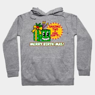 Gift Funny Christmas Birthday Retro Cartoon Pun Hoodie